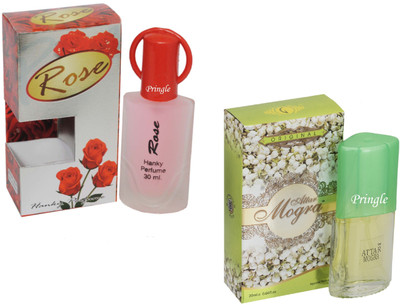 

Pringle Combo Rose-Attar mogra Eau de Parfum - 50 ml(For Men)