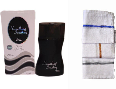 

Viwa Original Something Something Black Perfume 100ML + 3 Men Cotton Handkerchiefs Eau de Parfum - 100 ml(For Men)