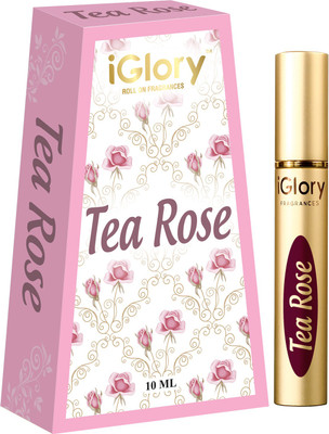 

iGlory BEST PERFUME FOR WOMEN, ROSE ESSENTIAL OIL / SWEETEST AROMA / 100% LONG LASTING ITTAR, BEST BRANDED FRAGRANCE, CAPTIVATING BEST FEMININE PERFUME, BEST QUALITY ROLL ON ATTAR FOR WOMEN - TEA ROSE Perfume - 10 ml(For Women)
