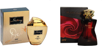 

CFS Exotic Destiny Gold And Floral Rose Lady Combo Perfume Eau de Parfum - 200 ml(For Boys & Girls)