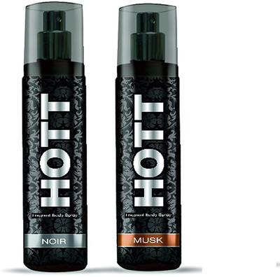 

Hott NOIR & MUSK Perfume Combo For Men (1200 Sprays Each) Eau de Parfum - 135 ml(For Men)
