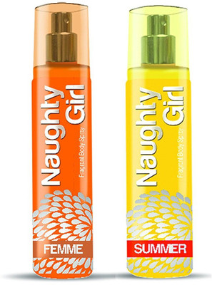 

Naughty Girl FEMME & SUMMER Perfume Combo For Women (1200 Sprays Each) Eau de Parfum - 135 ml(For Women)