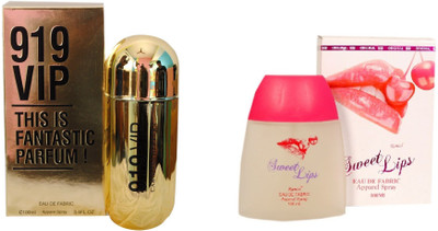 

Ramco 919 VIP and Sweet Lips Combo Eau de Parfum - 200 ml(For Boys)