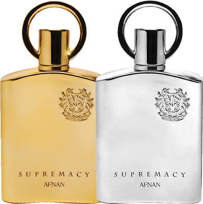 

Afnan Supremacy Gold And Silver Perfume Combo For Men And Women (Pack Of 2) Eau de Parfum - 100 ml(For Men & Women)