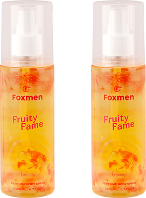 

Foxmen FruityFame-FruityFame(Pack Of 2) Eau de Toilette - 400 ml(For Men & Women)