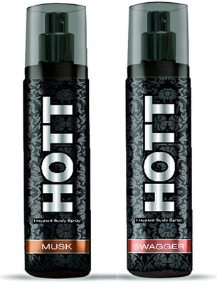 

Hott MUSK & SWAGGER Perfume Combo For Men (1200 Sprays Each) Eau de Parfum - 135 ml(For Men)