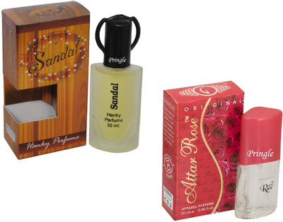 

Pringle Combo Sandel-attar rose Eau de Parfum - 50 ml(For Men)