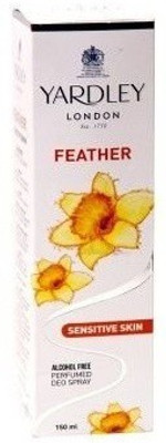 

Yardley London Feather Sensetive Skin Alcohol Free Perfume Deo Spray, Eau de Parfum - 150 ml(For Men & Women)