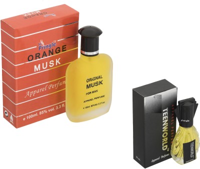 

Pringle Combo Orange Musk and Teenworld Eau de Parfum - 130 ml(For Men)