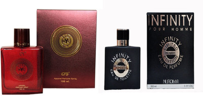 

CFS Exotic NYC Bond And Infinity Black Combo perfume Eau de Parfum - 200 ml(For Boys & Girls)