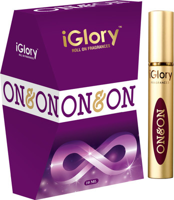 

iGlory BEST PERFUME FOR MEN & WOMEN / BEST ATTAR FOR UNISEX, GREEN & SPICY, FLORAL & WOODY, BEST QUALITY ROLL ON FRAGRANCE, 100% NON ALCOHOLIC, LONG LASTING ITTAR, BEST QUALITY PERFUME ATTAR, NO GAS, NO WATER - ON & ON Perfume - 10 ml(For Women)
