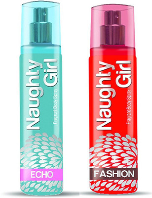 

Naughty Girl ECHO & FASHION Perfume Combo For Women (1200 Sprays Each) Eau de Parfum - 135 ml(For Women)