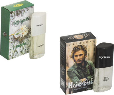 

My Tunes Combo Pack Rajnigandha 30Ml & Hello Handsome- 20ml Eau de Parfum - 50 ml(For Men)