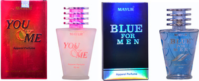 

Mayur Fine Fragrance set (2pcs of 60ml) Eau de Parfum - 120 ml(For Men & Women)