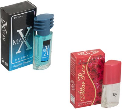 

My Tunes Combo Pack Maxi Blue 30 Ml & Attar Rose- 20 ml Eau de Parfum - 50 ml(For Men)