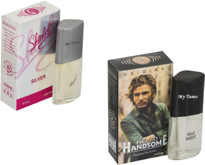 

My Tunes Combo Pack Sharlin silver 30Ml & Hello Handsome- 20ml Eau de Parfum - 50 ml(For Men)