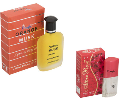 

Pringle Combo Orange Musk and Attar Rose Eau de Toilette - 120 ml(For Men)