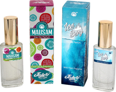 

Jain's Set of 2 Perfume (30 ml each) : Mausam (30ml) and Ice Berg (30 ml) Eau de Parfum - 60 ml(For Women)