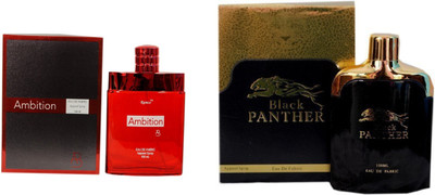 

Ramco Ambition and Black Panther Combo Eau de Parfum - 200 ml(For Boys)