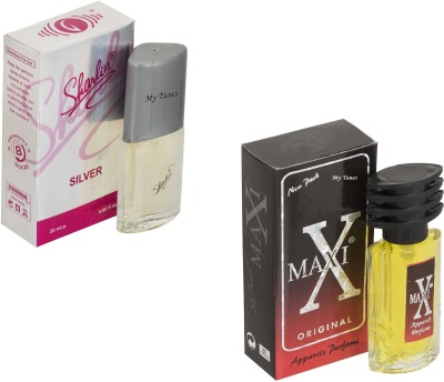 

My Tunes Combo Pack Sharlin silver 30Ml & Maxi Red- 30ml Eau de Parfum - 60 ml(For Men)