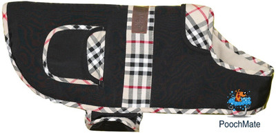 

PoochMate Coat for Dog(Black, Black;beige
