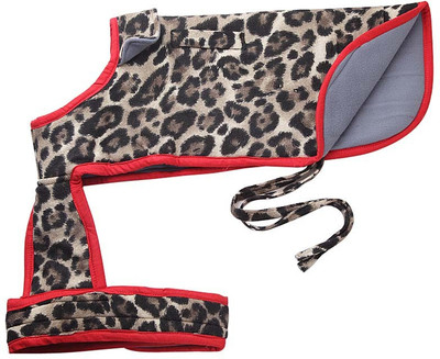 

ecocart Coat for Dog(Leopard Print greyish, Multicolor