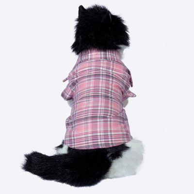 Petriot Shirt for Cat(Baby Pink, Black