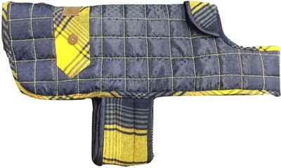

PoochMate Coat for Dog(Dark Blue, Mustard Yellow, Blue;yellow
