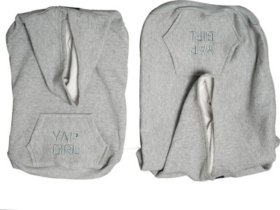 

NappetsIndia Hoodie for Dog(Grey