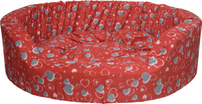 Paw Zone MPZELVT037 M Pet Bed(Red)