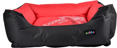 

Petto Lounger Waterproof Bed For Dog, Medium Size M Pet Bed(Red, Black)