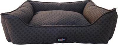 

Petto Lounger Bed For Dog Fixed Cushion Base Size Extra Large (PNCL-01 XL) XL Pet Bed(Grey, Black)