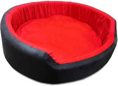 

Lal Pet Products Lal1446 L Pet Bed(Black, Red)