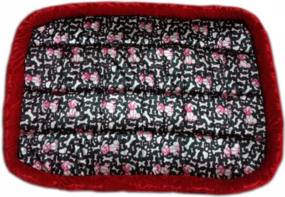 

Petshop7 Ps7Mat.Black.S S Pet Bed(Red, Black)