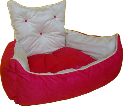 

petitude pet store RMPC171 XL Pet Bed(Pink & Cream)