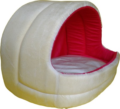 petitude pet store RPCH130 L Pet Bed(Pink & Cream)