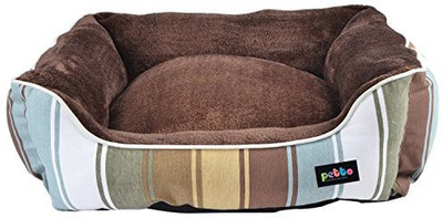 

Petto Lounger Warm Bed For Dog, Medium Size M Pet Bed(Red, Black)