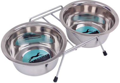 

Pet Empire Round Steel Pet Bowl(1200X2 Steel)