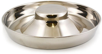 Heureux Round Stainless Steel Pet Bowl(3100 ml Steel)