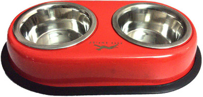 

Paw Zone Round Stainless Steel Pet Bowl(900 ml Steel)