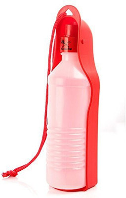 

Futaba Rectangle Plastic Pet Bowl & Bottle(250 ml Red)