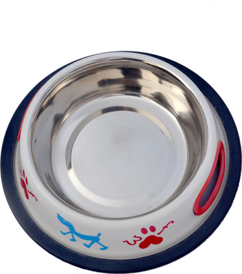 

Pet Club51 Pet Club51 Round Stainless Steel Pet Bowl(250 ml White)