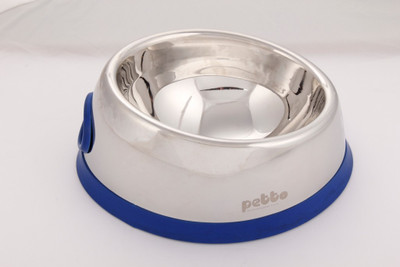 

Petto Designer Bowl Stainless Steel Pet Bowl(1.9 L Silver)