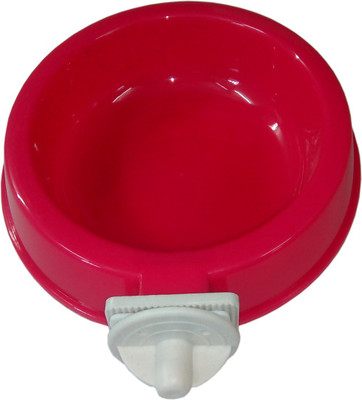 

All4pets Round Plastic Pet Bowl(700 ml Red)