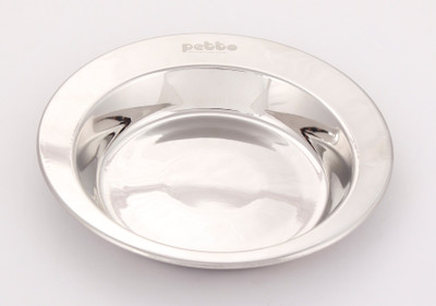 

Petto Designer Bowl For Cat Stainless Steel Pet Bowl(0.33 L Silver)
