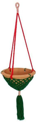 

Jainsons Pet Products ROUND Earthenware, Wool Pet Bowl(600 ml Multicolor)