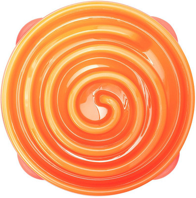 

Outward Hound Round Plastic Pet Bowl(500 ml Orange)