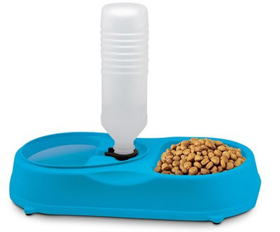 

Lifestyle-You Round Plastic Pet Bowl & Bottle(0.8 L Blue)