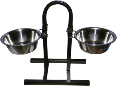 

Waves Round Stainless Steel Pet Bowl(2 L Silver)
