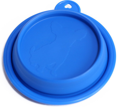 

Sollar's Round Plastic Pet Bowl(300 ml Blue)